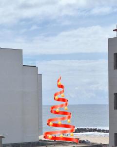 En generel havudsigt eller havudsigten taget fra lejligheden