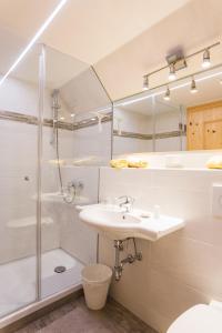 Et badeværelse på Ferienhaus zur Hackenschmiede