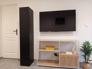 TV a/nebo společenská místnost v ubytování Appartement vue phare - Emplacement central exceptionnel