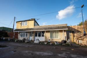 Bygningen som feriehuset ligger i