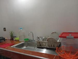 Кухня или мини-кухня в ApartaEstudio Sunset I
 +18 фотографий