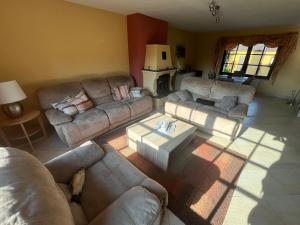 Posezení v ubytování Landhaus Pauline