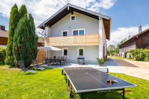 Stolní tenis v ubytování Ferienhaus Waldherr - Fewo 2 Pers nebo okolí