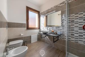 Et badeværelse på Villa Monica