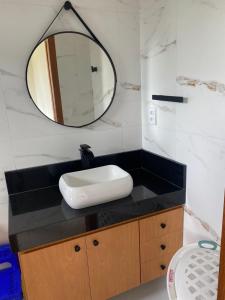 Ένα μπάνιο στο Estância da Colina Chalet