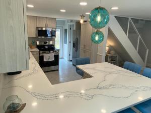 Кухня или мини-кухня в Neptune's Grotto Old Florida Adventure Retreat
