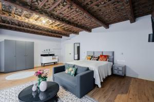 Køkken eller tekøkken på Bohemia Boutique Hotel Prague