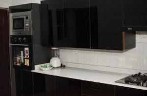 Kuchyň nebo kuchyňský kout v ubytování Epic apartment - lugbe + 7 fotografií