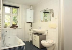 Et badeværelse på Ferienhaus mit Elbblick