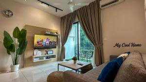 Et tv og/eller underholdning på Sunway Onsen Suite Theme Park View 2BR