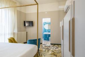 TV a/nebo společenská místnost v ubytování Sciclintorno