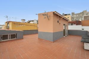 Bygningen som feriehuset ligger i