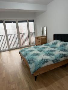 Postel nebo postele na pokoji v ubytování Comfortable apartment for a quiet and relaxing holiday