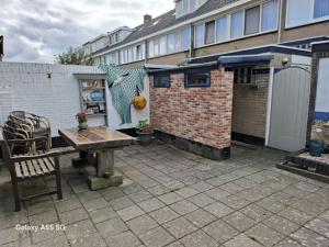 Bygningen som feriehuset ligger i