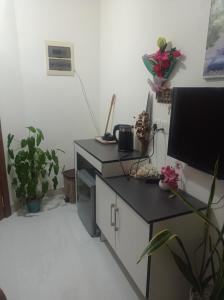 TV a/nebo společenská místnost v ubytování Save Sweet Home