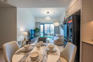 Et opholdsområde på Stunning Burj Khalifa View! Steps to Dubai Mall