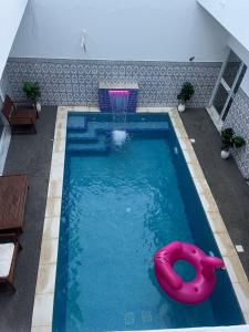 Πισίνα στο ή κοντά στο maison avec piscinne 350 m de la plage de Mahdia Rejiche TUNISIE