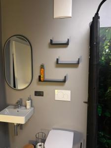 Koupelna v ubytování Weiskopf