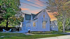 Bygningen som feriehuset ligger i