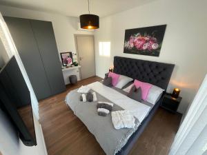 Ένα ή περισσότερα κρεβάτια σε δωμάτιο στο Penti Relax