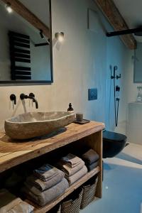 Koupelna v ubytování Strandhotel Margaretha