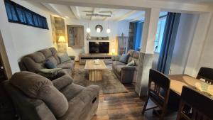 Posezení v ubytování Haus Leopold