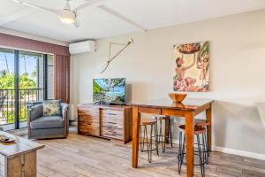 Χώρος καθιστικού στο Kihei Akahi D113