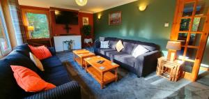 Posezení v ubytování Torcroft Lodges