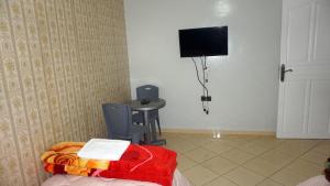 TV a/nebo společenská místnost v ubytování Hotel adrar + 41 fotografií