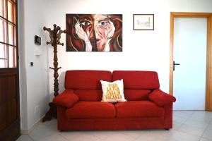 Et opholdsområde på Trilocale con vista a Sirolo