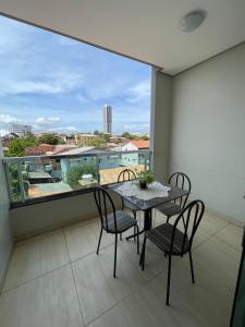 Balkón nebo terasa v ubytování Apartamento completo com veículo opcional