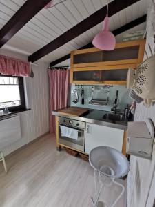 Køkken eller tekøkken på Ferienhaus Bärenloch