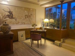 Posezení v ubytování Domaine hotel de France