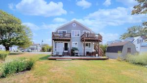 Bygningen som feriehuset ligger i