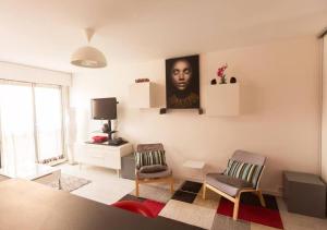 Χώρος καθιστικού στο Paris à portée de main