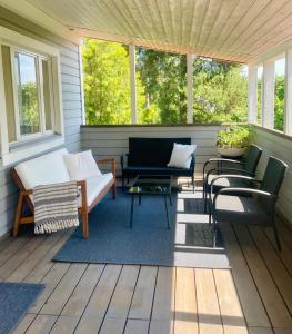 Et opholdsområde på Huone lintukodossa