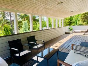 Et opholdsområde på Huone lintukodossa