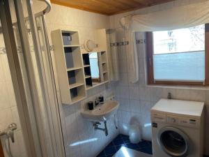 Ванная комната в Haus Bergblick