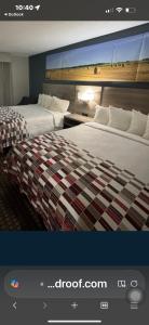 Giường trong phòng chung tại Red Roof Inn and Suites