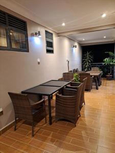 Posezení v ubytování Ritz Motel