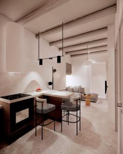 Khu vực ghế ngồi tại Syriano Suites