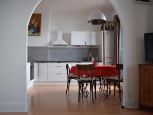 Kuchyň nebo kuchyňský kout v ubytování Bel appartement à Évian-les-Bains, animaux admis - FR-1-498-68