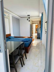 Et opholdsområde på The Wooden Nest Studio Nha Trang Center