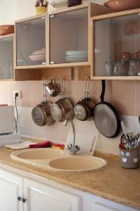 Kuchyň nebo kuchyňský kout v ubytování Dar KAMOUN