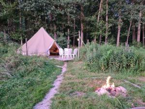 Zahrada ubytování Grande tente au pied du Vercors + 14 fotografií