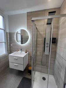 Koupelna v ubytování Appartement Le Signature