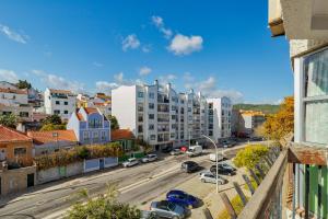 Udsigt til Setúbal eller udsigt til byen taget fra lejligheden