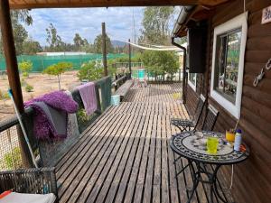 Balkón nebo terasa v ubytování Parcela en Condominio, comuna Zapallar