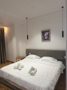 Postel nebo postele na pokoji v ubytování Blue Pines Villa