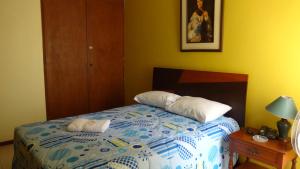 Postel nebo postele na pokoji v ubytování Hotel Las Lineas